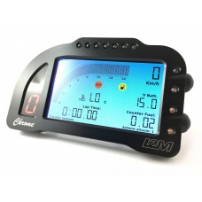 i2M Chrome LITE Full Color LCD Dash & GPS Lap Timer -  Plug & Play - Honda, Kawasaki, Suzuki, Yamaha, Ducati, MV Agusta, Aprilia, BMW