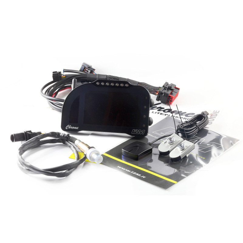 i2M Chrome PRO 2 5" Full Color LCD Dash & GPS Lap Timer - Plug & Play - Ducati 899 / 1199 / 959 / 1299 Panigale i2M Chrome PRO 2 5" Full Color LCD Dash & GPS Lap Timer - Plug & Play - Ducati 899 / 1199 / 959 / 1299 Panigale