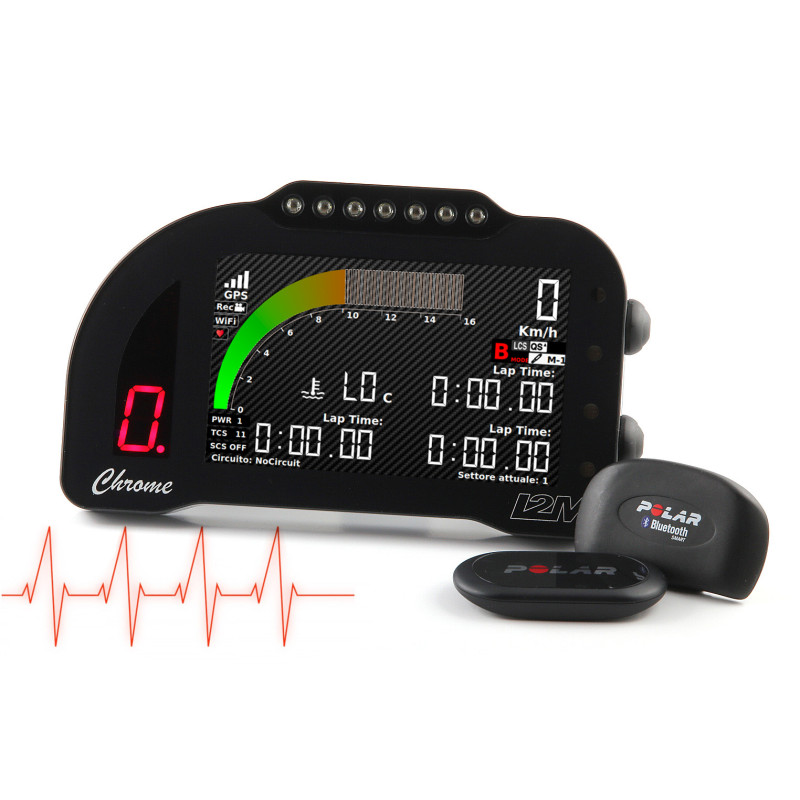 i2M Chrome PLUS 2 Full Color 5" LCD Dash & GPS Lap Timer - Plug & Play - Honda, Kawasaki, Suzuki, Yamaha, Ducati, MV Agusta, Aprilia, BMW i2M Chrome PLUS 2 Full Color 5" LCD Dash & GPS Lap Timer - Plug & Play - Honda, Kawasaki, Suzuki, Yamaha, Ducati, MV Agusta, Aprilia, BMW