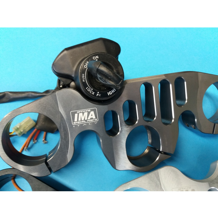IMA Special Parts EVO Adjustable Triple Clamp, W/ Ignition Mount - Aprilia, BMW, Honda, Kawasaki, Suzuki, Yamaha