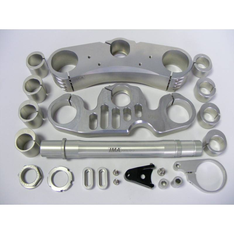 IMA Special Parts Model 8 EVO Adjustable Triple Clamp w/ Ignition Barrel - 2017+ Yamaha YZF-R6