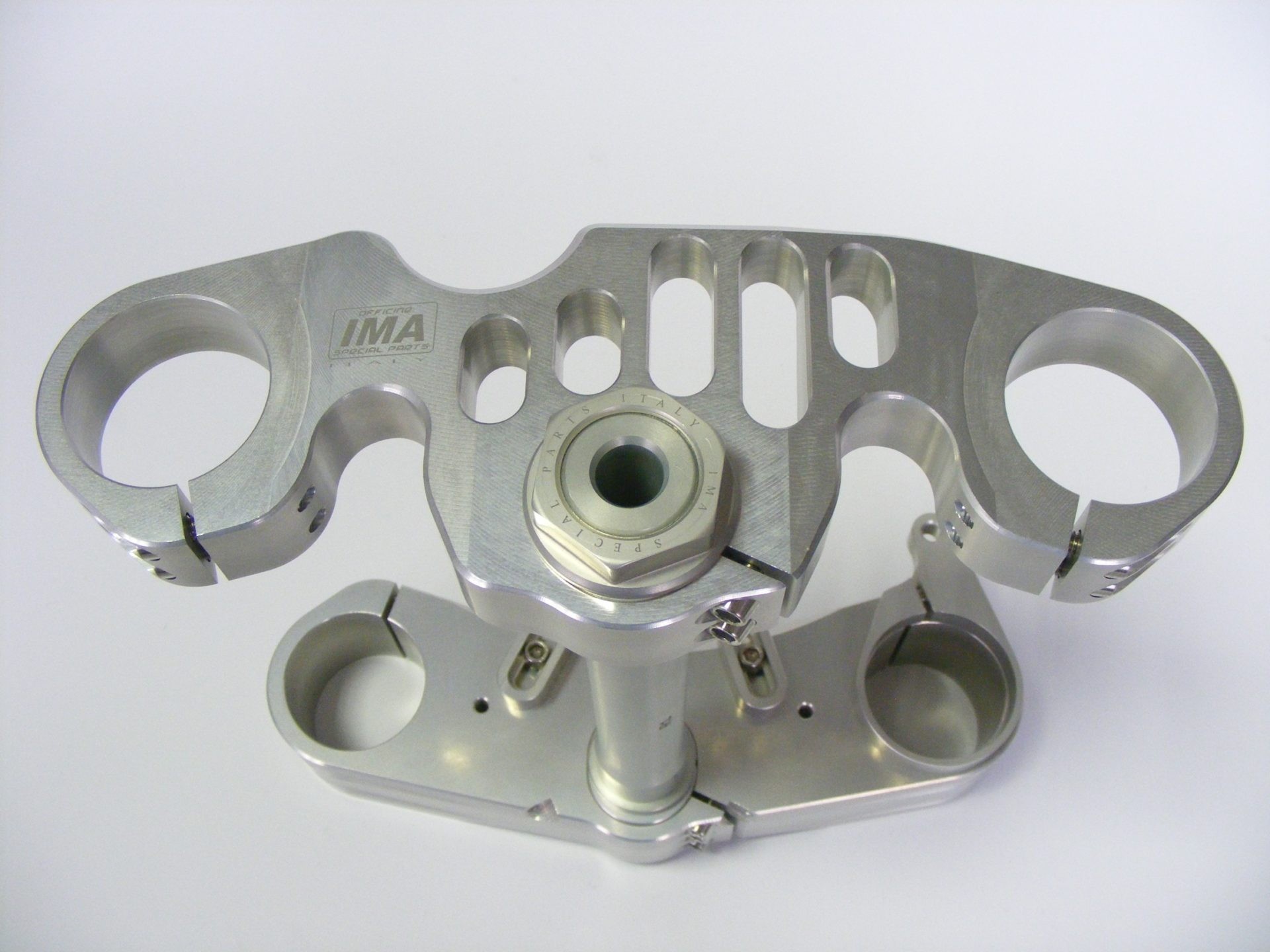 IMA Special Parts Model 8 EVO Adjustable Triple Clamp w/ Ignition Barrel - 2017+ Yamaha YZF-R6