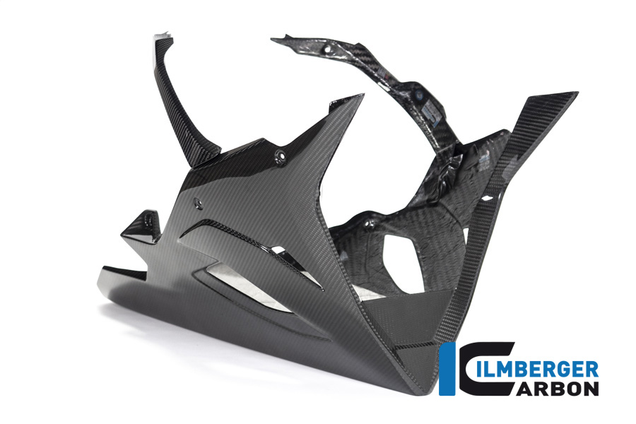 Ilmberger Carbon Belly Pan / Lower Cowl For Aftermarket Exhaust  - 2020 BMW S1000RR (2019 Euro)