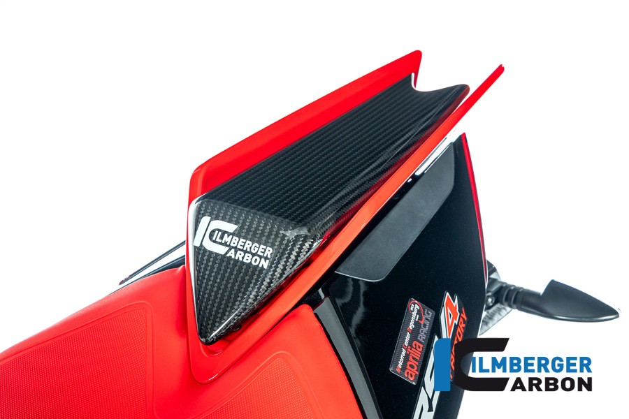 Ilmberger Carbon Fiber Passenger Seat Cover Aprilia RSV4 / Tuono (2021-2022) - Gloss