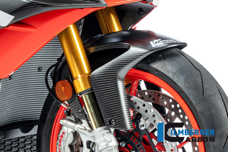 Ilmberger Carbon Fiber Front Mudguard for Aprilia RSV4 / Tuono (2021-2022) - Matte