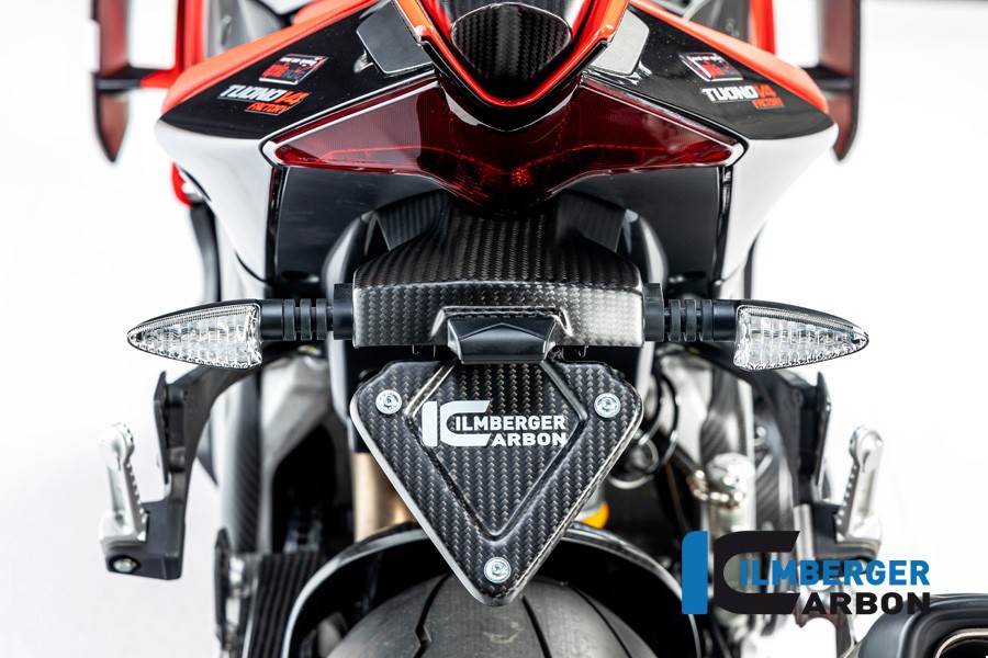 Ilmberger Carbon Fiber Silencer Protector Aprilia RSV4 / Tuono (2021-2022) -Matte