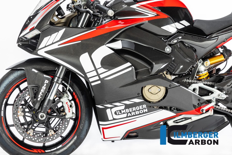 Ilmberger Carbon Fairing Side Panels (Gloss) - Ducati Panigale V4 / V4S