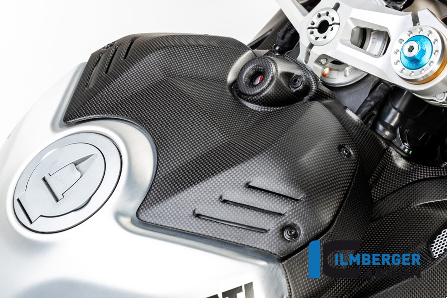 Ilmberger Carbon Upper Tank Cover (Matte) - Ducati Panigale V4 / V4S / V4R