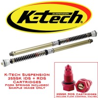  K-Tech Suspension 25SSK IDS Fork Cartridges Honda, Kawasaki, Yamaha, Suzuki, Triumph, KTM, BMW, MV Agusta, Harley Davidson