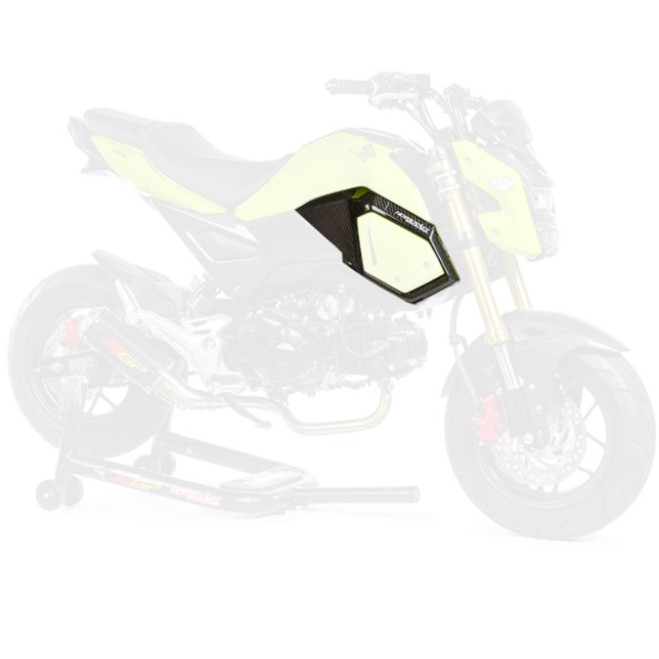 Kabən™  Kaben Factory Carbon Fiber Side Cowl - 2017-20 Honda Grom MSX125