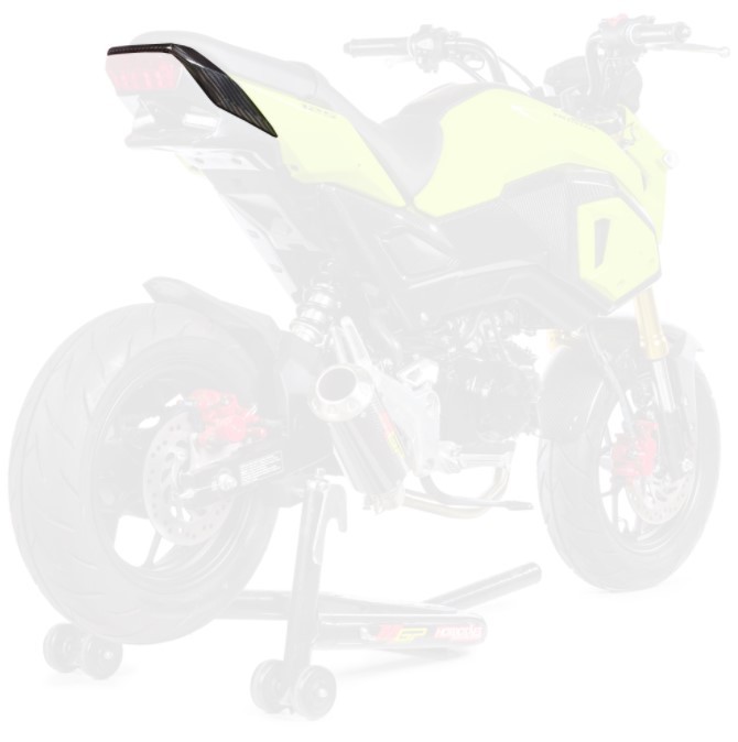 Kabən™  Kaben Factory Carbon Fiber Rear Cowl - 2017-20 Honda Grom MSX125