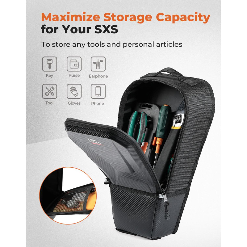 Kemimoto Shoulder Storage Bag | CAN-AM Maverick R (2024-2026) Kemimoto Shoulder Storage Bag | CAN-AM Maverick R (2024-2026)