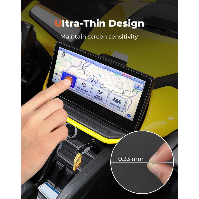 Kemimoto Screen Protector 10.5" × 4.9“ | CAN-AM | Maverick R (2024-2026) Kemimoto Screen Protector 10.5" × 4.9“ | CAN-AM | Maverick R (2024-2026)