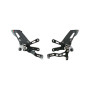 LighTech 'Track System' Adjustable Rearsets GP Shift  w/ Fixed Footpegs | 2019-2025 Aprilia RSV4 / Tuono V4
