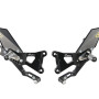 LighTech 'Track System' Adjustable Standard Shift Rearsets w/ Fixed Footpegs | BMW |  S1000RR / HP4 (2009-2016)