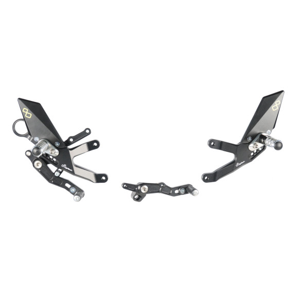 LighTech 'Track System' Adjustable Rearsets | BMW | S1000RR / HP4 (2015-2018)