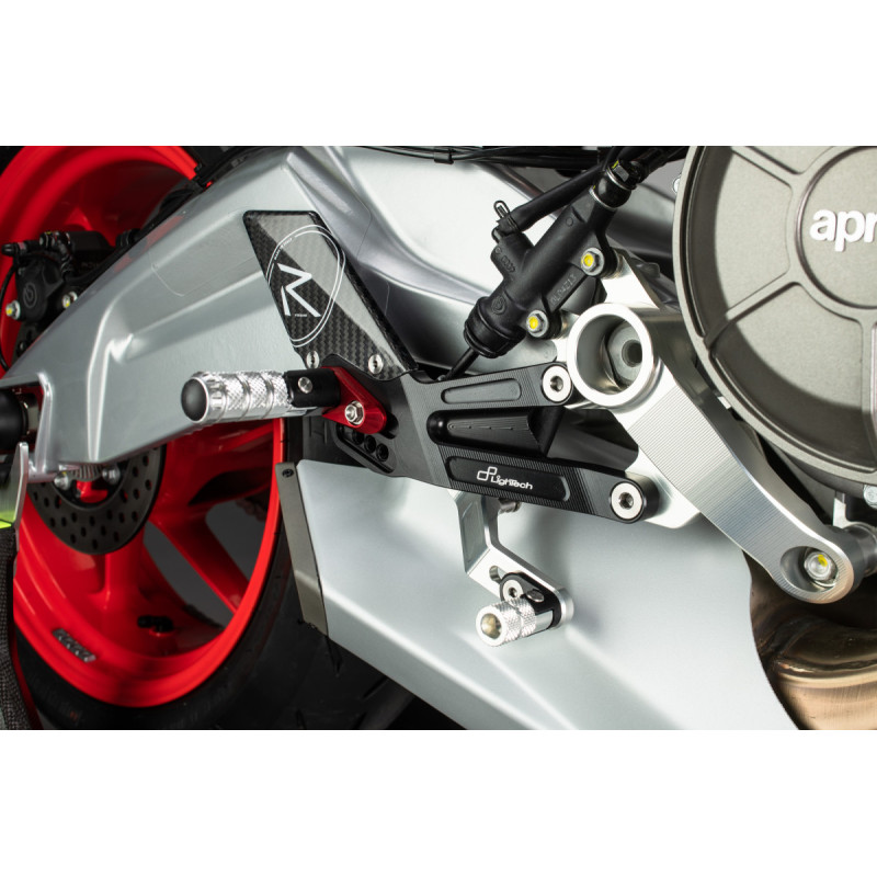 LighTech 'Track System' Adjustable Rearsets R Version (Standard / GP Shift)  -  BMW S1000RR K67 2020 - 2020