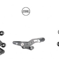 LighTech 'Track System' Adjustable Rearsets w/ Folding Footpegs  -  2017-2019 CBR1000RR / SP 