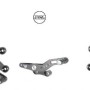 LighTech 'Track System' Adjustable Rearsets   -  2017-2018 CBR1000RR / SP 