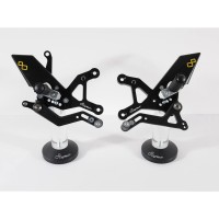 LighTech 'Track System' Adjustable Rearsets  -  2009-2014 Yamaha YZF-R1 