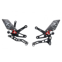 LighTech 'Track System' Adjustable Rearsets R Version  -  2008-2019 Honda CBR1000RR / SP 