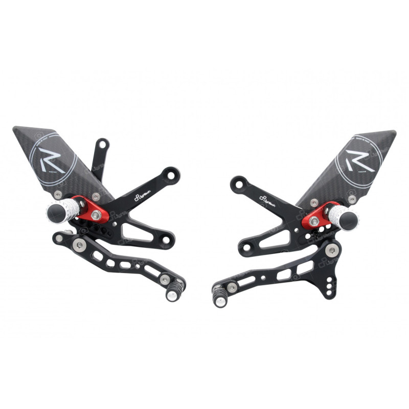 LighTech 'Track System' Adjustable Rearsets R Version  -  2008-2019 Honda CBR1000RR / SP
