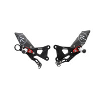 LighTech 'Track System' Adjustable Rearsets R Version (Street Shift )  -  2009-2014 BMW S1000RR / HP4