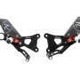 LighTech 'Track System' Adjustable Rearsets R Version (Street Shift )  -  2009-2014 BMW S1000RR / HP4