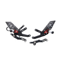 LighTech 'Track System' Adjustable Rearsets R Version | BMW | S1000RR / HP4 (2015-2018) / S1000R (2017-2023)