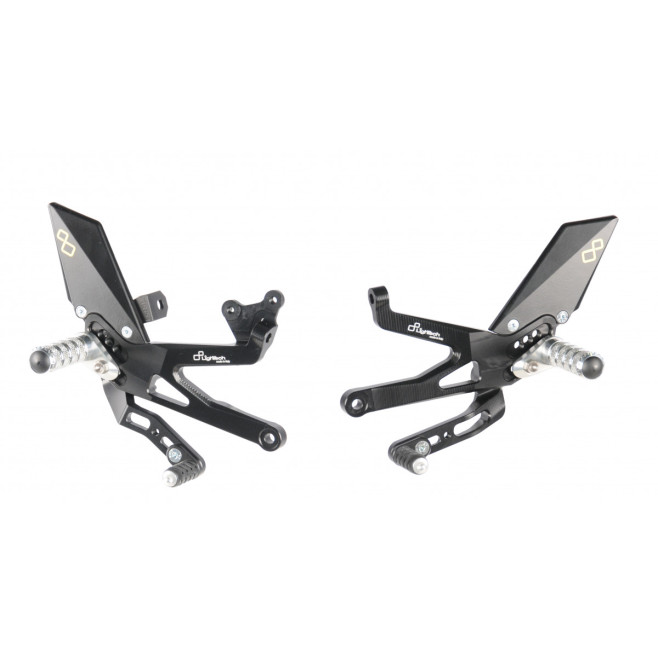LighTech 'Track System' Adjustable Rearsets (GP Shift )  -  2009-2016 BMW S1000RR / HP4