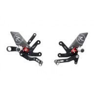 LighTech 'Track System' Adjustable Rearsets  R Version  -  2015-2017 Suzuki GSX-S1000