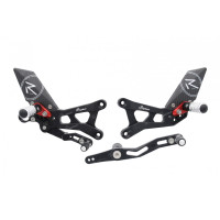 LighTech 'Track System' Adjustable Rearsets  R Version  -  2009-2014 Yamaha YZF-R1 