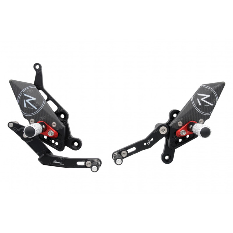 LighTech 'Track System' Adjustable Rearsets  R Version  -  2014-2018 Yamaha FZ-07