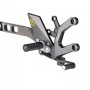LighTech 'Track System' Adjustable Rearsets w/Folding Footpegs  -  2016-2017 Yamaha FZ-10 / MT-10