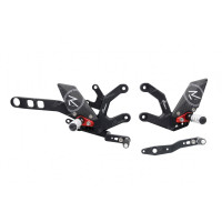 LighTech 'Track System' Adjustable Rearsets  R Version  -  2017-2019 Yamaha YZF-R6