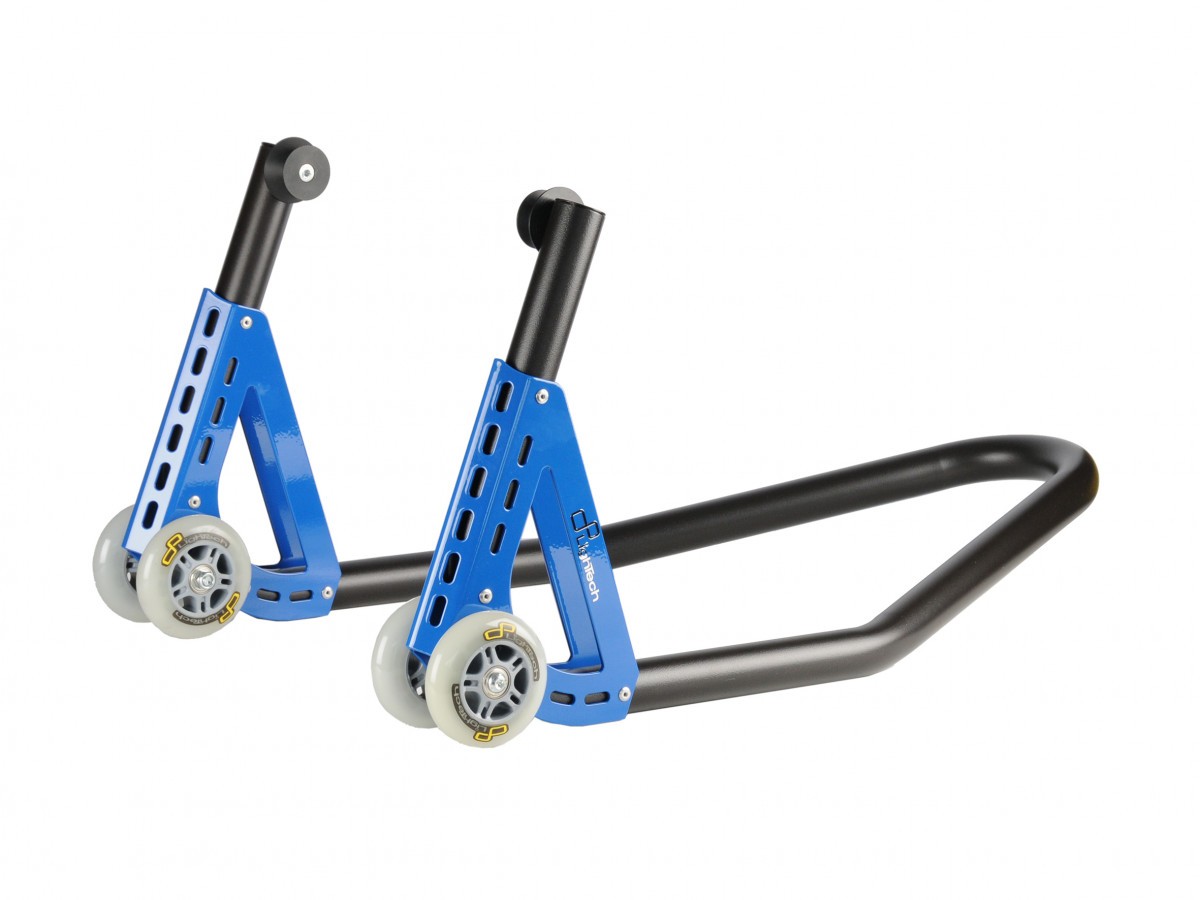 LighTech Aluminum Spooled Rear Bike Stand Equipped with Rollers