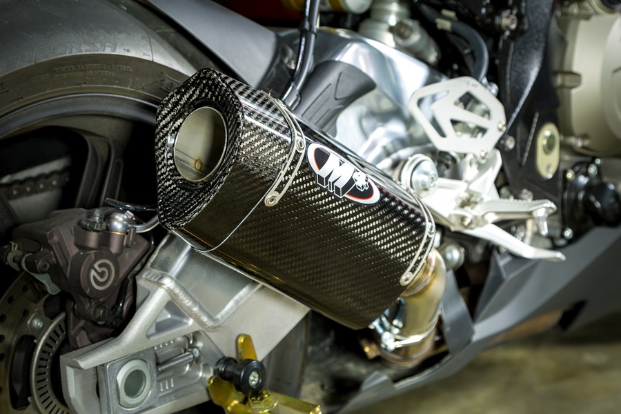  M4 2015-16 BMW S1000RR Tech1 Carbon Fiber Slip-On