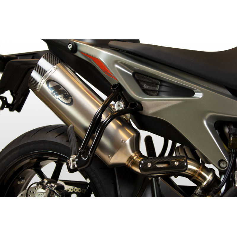 M4 Slip-On Exhaust with Titanium Oval Canister | KTM Duke 790 / 890 (2018-2023)