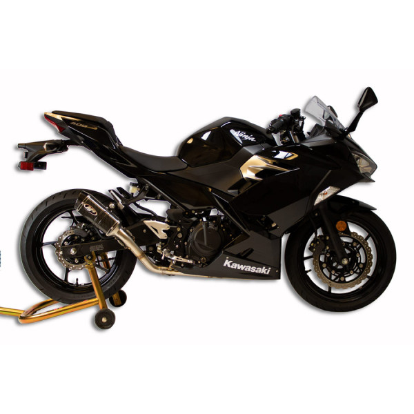 M4 FULL SYSTEM WITH X96 CARBON CANISTER 2018-2023 Kawasaki Ninja 400/Z400