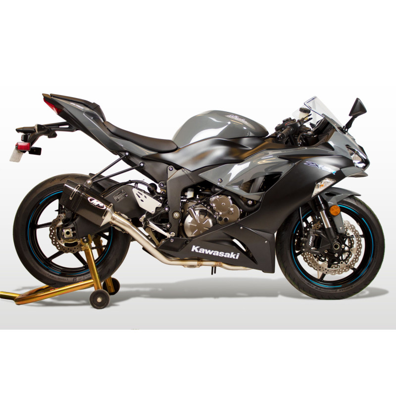 M4 FULL SYSTEM WITH TECH1 CARBON FIBER CANISTER 2009-2024 Kawasaki ZX-6R