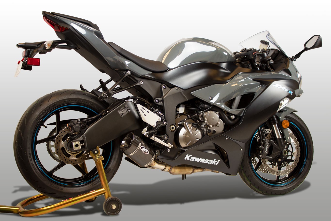 M4 CARBON FIBER STREET SLAYER SLIP-ON 2009-2024 Kawasaki ZX-6R