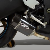M4 CARBON FIBER STREET SLAYER SLIP-ON 2009-2024 Kawasaki ZX-6R