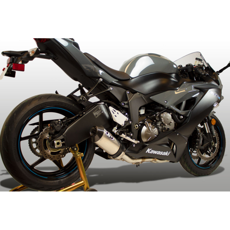 M4 STREET SLAYER FULL SYSTEM WITH TITANIUM CANISTER 2009-2024 Kawasaki ZX-6R