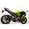 M4 FULL SYSTEM WITH BLACK GP19 CANISTER 2009-2024 Kawasaki ZX-6R