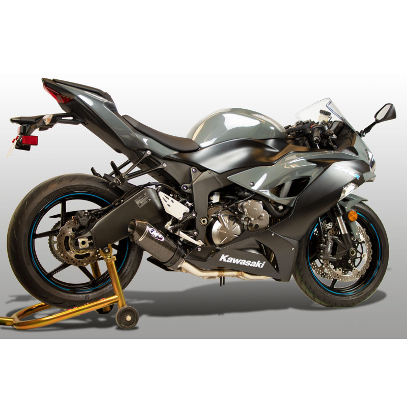 M4 FULL SYSTEM WITH CARBON STREET SLAYER CANISTER 2009-2024 Kawasaki ZX-6R M4 FULL SYSTEM WITH CARBON STREET SLAYER CANISTER 2009-2024 Kawasaki ZX-6R