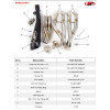 M4 Full System with Black GP19 Canister - Kawasaki ZX-10R (2021-2023)