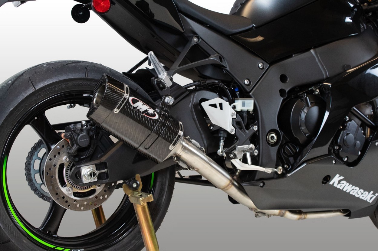 M4 Full Titanium System with Tech1 Carbon Canister - Kawasaki ZX-10R (2021-2023)