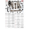 M4 Full Titanium System with Tech1 Carbon Canister - Kawasaki ZX-10R (2021-2023)