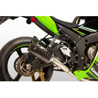M4 FULL TITANIUM SYSTEM WITH TECH1 CARBON FIBER CANISTER 2016-2023 Kawasaki ZX-10R