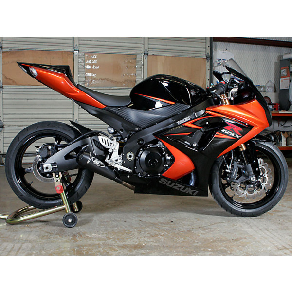 M4 Black GP Slip-On 2007-08 Suzuki GSX-R1000